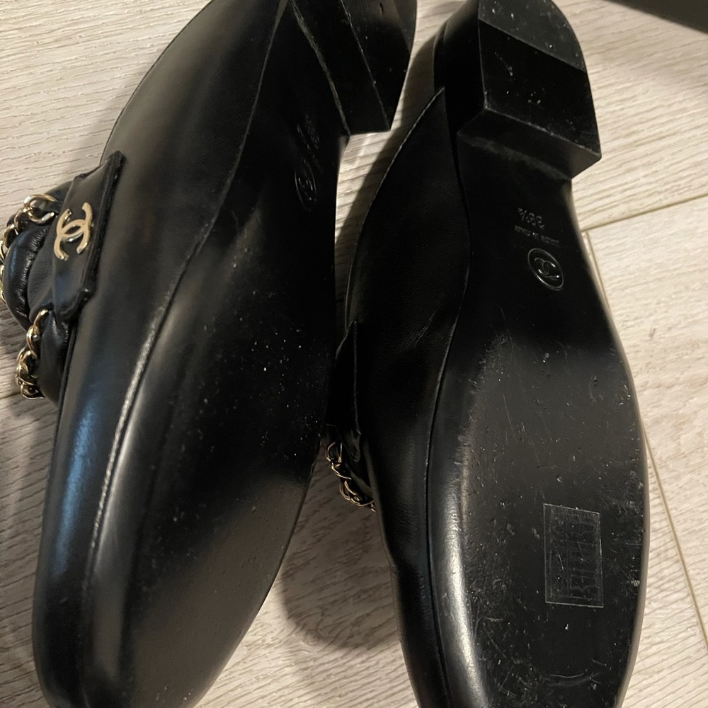 Chanel Leather Slip-ons - Picture 5 of 12